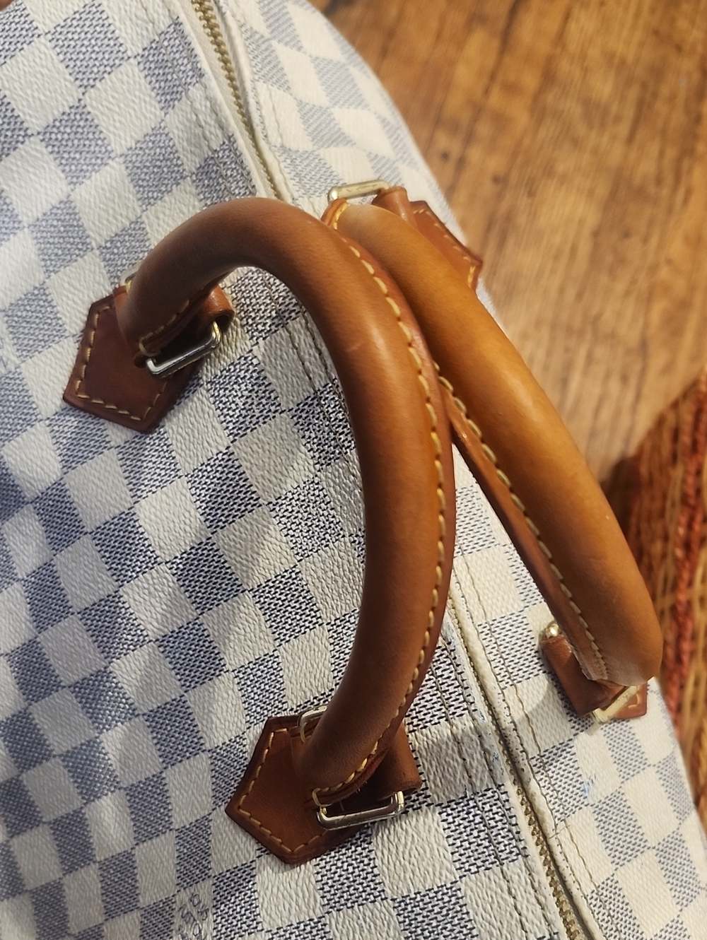 Louis Vuitton Damier Azur Speedy 30 (2010) - Picture 6 of 16